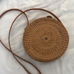 Cute Wood Circle Purse
